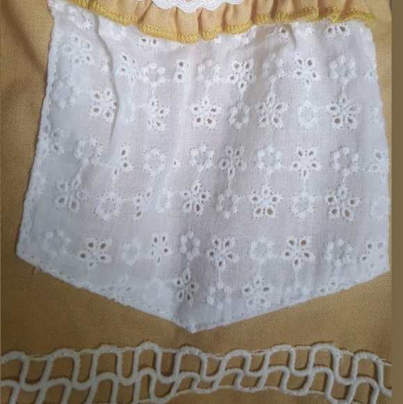 NWT Dollcake Ethnic dress boho chic party Mustard♡ - Picture 6 of 6